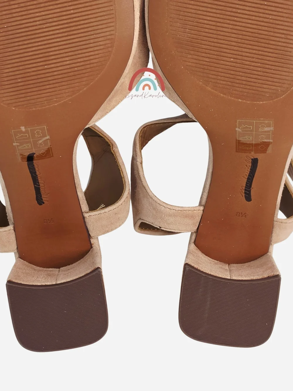 New! Madewell The Neeka Ankle-Strap Heeled Sandal in Suede Warm Umber 8.5